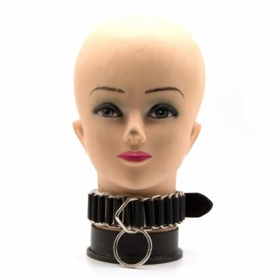 China Fetish Pleasure Collars Adult Bdsm Bondage Leather Sex Toys Sex Toys For Women Adult High Slave Bondage Sex Leather for sale