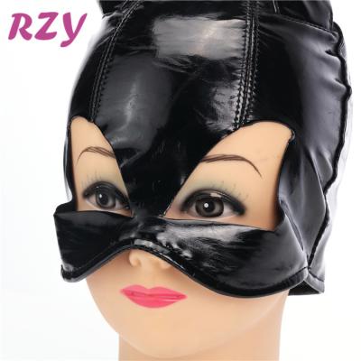 China High Pleasure Latex BDSM Leather PVC Hood Bondage 2019 New Adult Toys Adult Woman for sale