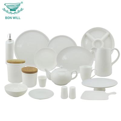 China Sustainable BONWILL Porcelain China Dinner Sets, Hotel And Restaurant Supplies for sale