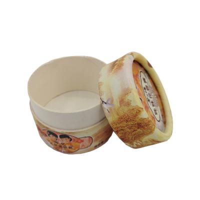 China Recyclable Wholesale Recycled Custom Printed Round Cosmetic Box Beauty Paper Boxes Cardboard Tube Packaging for sale