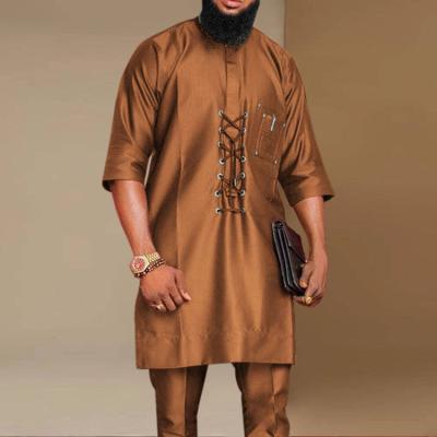 China Xk2095 Modern Islamic Clothing Africa Youth Dubai Men Fashion Shirt Dress Ramadan Men Ethnic Muslim Casual Shirt Dress Xk2095 for sale