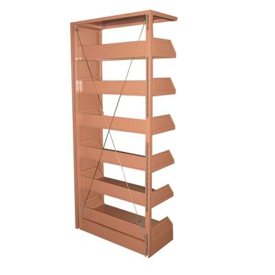 China Adjustable (height) Modern small narrow metal bookshelf for sale