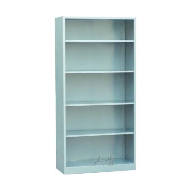 China Adjustable (height) Grey Storage Shelf Metal Frame Rack 4 Layers display book rack Book Shelf 60/35/148 for sale