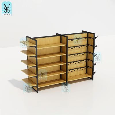 China Light Duty new on shelves  double-sided metal supermarket shelves convenience store for sale