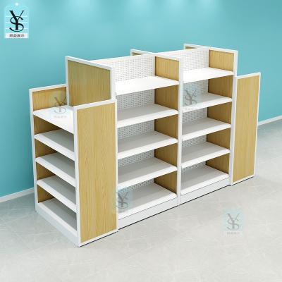 China Double-sided best feedback from buyers store fashion gondola display supermarket shelves rack for sale