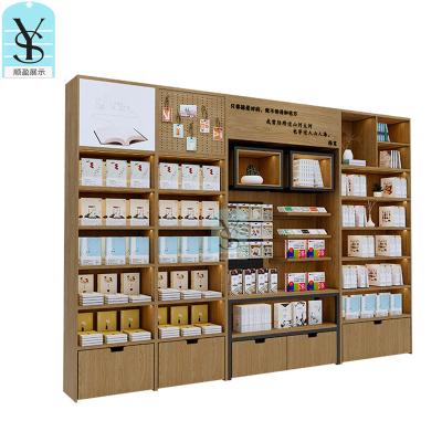 China Single-sided own factory Liquor Cabinet  for The bookstore display cabinet showcase  shelving System for sale