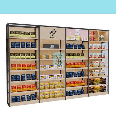 China Single-sided wholesale price Shelves Supermarket Store Fruits and Vegetable Display Convenience Store Display Rack Case for sale