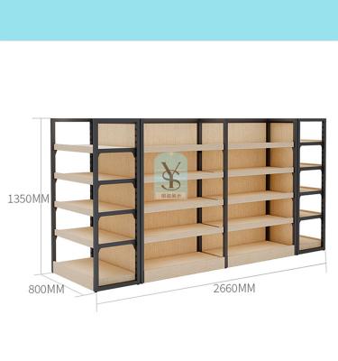 China Double-sided factory price goods shelf for supermarket rack luggage carrier sales rack for store shelving for sale