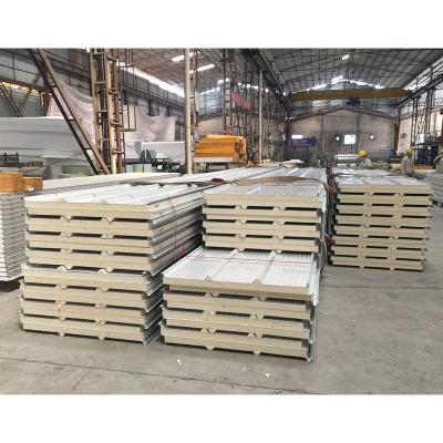 China Modern Polyurethane PU Insulated Sandwich Panel For Cold Room And Roof for sale