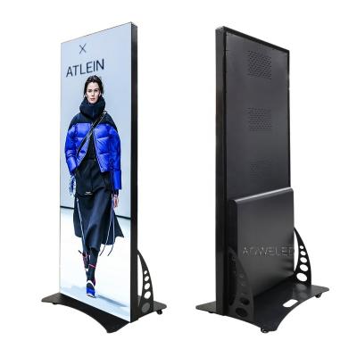 China Indoor Indoor P2.5 Portable Smart Panel Advertising Player led screen Poster Display for Shopping mall for sale