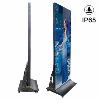 China Indoor IP65 outdoor Full color advertising screen wifi control Shopping Mall p2 p2.5 Led poster display screen for sale