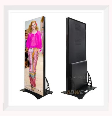 China Indoor Indoor P1.8 P2 P2.5 P3 Floor Standing Full Color Poster LED Display Digital Signage LED Video Wall for sale