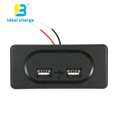 China ABS 12v 3.1A Mobile Phone Car Charger Bus Accessories Car Power Inverter With USB for sale