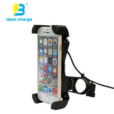 China 2020 Ebay Amazon Bike Cell Phone Holder ABS Waterproof 1 x USB Regular Structure Universal Model for sale