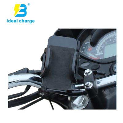 China ABS waterproof usb motorcycle chargers with phone holder for 3.5