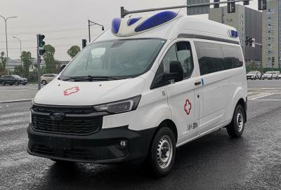 China Ford Transit Krankenwagen Benzin 8 Sitzplätze Ford Transit Box Krankenwagen zu verkaufen