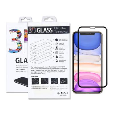 China 9h Anti-scratch Full Coverage Screen Protector Tempered Glass For iPhone 11 Pro Max for sale