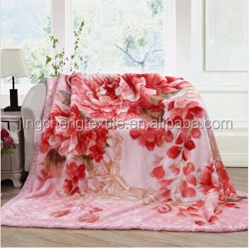 China High quality double mink anti-pilling super soft coral fleece blanket for sale