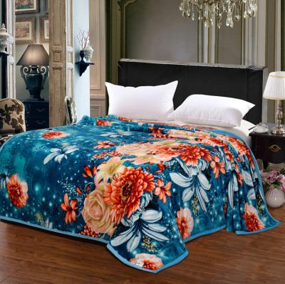 China 2019 Hot Sale Anti-pilling 100% Polyester Mink Fleece Blankets Large/Flannel Fleece Blankets/Plush Blankets for sale