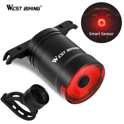 China CYCLING WESTERN IP65 USB Bicycle Bike Tail Fill Aluminum Led Headlight Set USB Rechargeable Fashion Bike Accessory Bicycle Rear Lights for sale