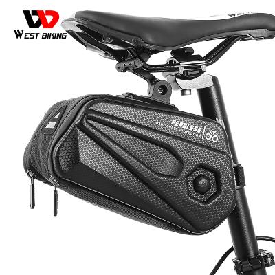 China Raincoat ; 2021 New Large Space Bicycle Bike Wear-Resistance WEST BICYCLE Reflective Outdoor Portable Saddle Bag Convenient Waterproof Travel Bicycle Bag for sale