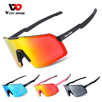 China Full Frame Sports Sun Glasses Polarized UV Colorful Outdoor Sports New Design WESTBIKING 2021 Fifld 400 Big Comfortable Bike Glasses Bike Glasses for sale