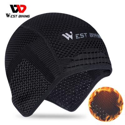 China Windproof Warm Riding Outdoor Sports WESTERN CYCLISTS Winter Cycling Fleece Cycling Helmet Very Warm Thermal Cap Windproof Running Cycling Hat for sale