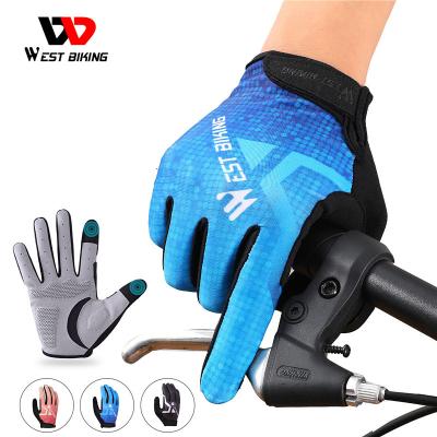 China WESTERN CYCLING Anti-Slip Cycling Gloves Washable Touch Screen Mountain Bike Cycling Hand Riding Waterproof MTB Motorcycle Bicycle Glove for sale