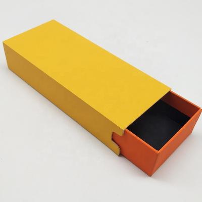 China Recyclable Custom print paper perfume packing slide drawer cosmetic packaging box for sale