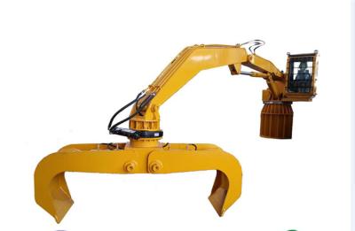 China Scrap Metal Recycling Cane Grapple Machine / Medium Type Log Grappler for sale