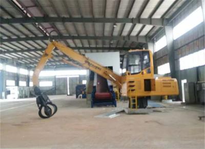 China Retractable Petal Grapple Machine Metal Grabbing Long Arm Assembled for sale