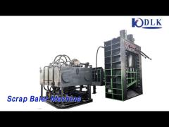 Heavy Duty Scrap Baler Machine 630 Ton Force Hydraulic Drive PLC Control