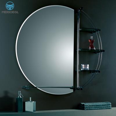 China Enlargement Custom Made Decoration Wall Art Half Mirror Bathroom Mirror For Home for sale