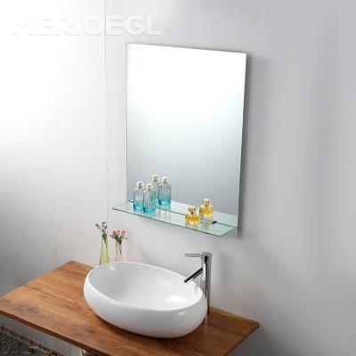 China Economical Bathroom Pupularing Hotel Wall Glass Mirror Bathroom Mirror for sale