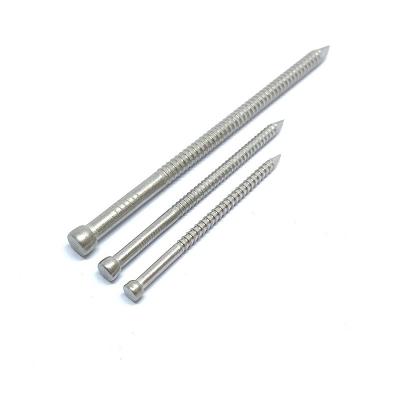 China Cabeza perdida Ring Shank Nails anular SUS304 SUS316 SUS304L SUS316L de 50 x de 3.0m m en venta