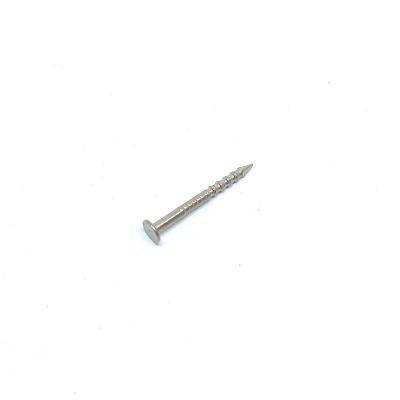 China Madera de acero inoxidable de Ring Shank Siding Nails For de la cabeza plana de encargo en venta