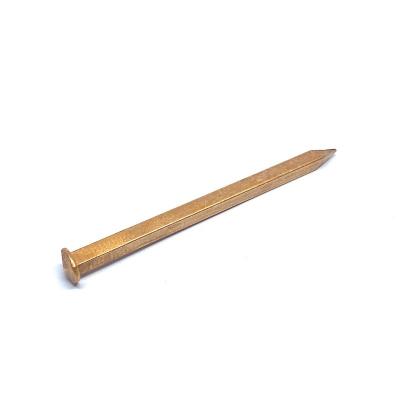 China 50MM X 2.6 Square Copper Roofing Nails , Polishing Wooden Boat Nails for sale