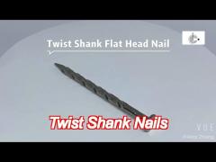 flat head twist shank nails