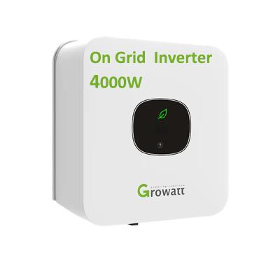 China Growatt 4000tl-x 4kw Solar Min Grid Tie Power System Single Phase On Grid Min 2500~6000tl-x PV Solar Inverters for sale