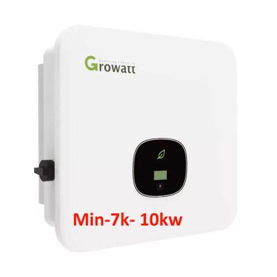 China On Grid Tie Solar Power System In Growatt Running Grid Inverter Growatt Solar Min 7000 | 10000tl X Single Phase On Grid Grid Tie Solar Inverter for sale