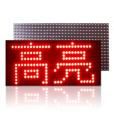 China P10 Outdoor Red Electronic Led Scrolling Text Message Board for sale