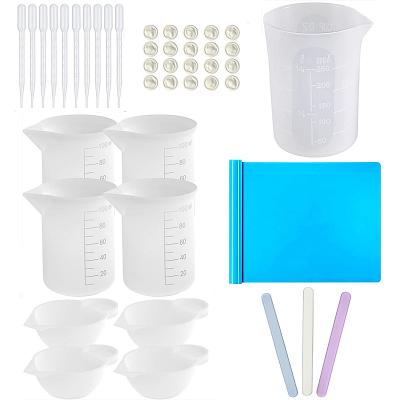 China Amazon Viable Hot Sale 43 Pieces Resin Mixing Tool Kit For Resin Casting DIY Jewelry Making TOYS0828 for sale