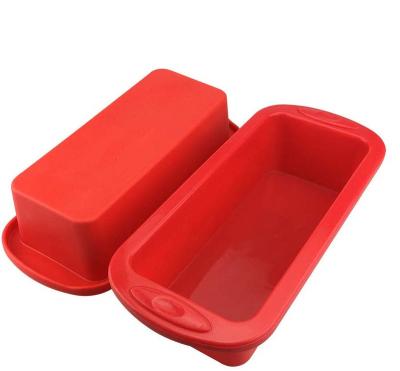 China Viable Hot Bread Pan Mold, Amazon Sale 4 Color Silicone Cake Pan Non-Stick Baking Mold Bread TOYS0174 for sale