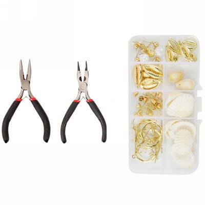 China Amazon Hot Selling Starfish Shell Dangle Earring Jewelry Making Kit Multiple Shape Dropshipping Beading Starter Kits For Beginner Adults for sale