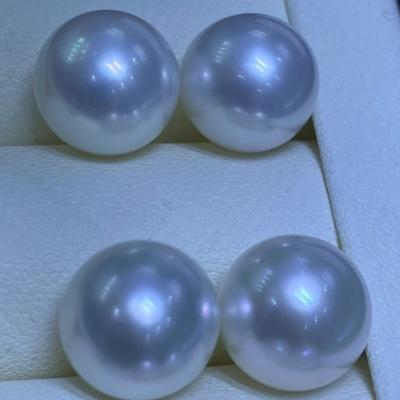 China Pearl White Freshwater Cultured Pearl Strand Natural Freshwater String Big Hole Round Freshwater Pearl Beads for sale