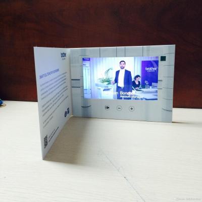 China HD folleto video de 1024 de x 600 LCD con la pantalla de vídeo, tarjetas de felicitación de Digitaces en venta