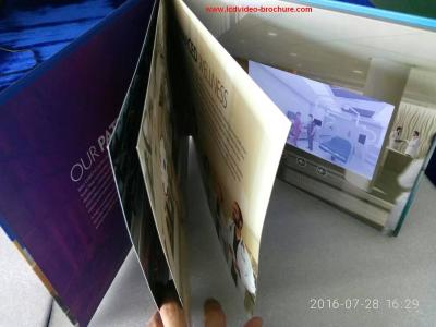 China la pantalla del lcd de 7 inchMultipages imprimió el anuncio publicitario del tarjeta de vídeo/video con la batería durable en venta