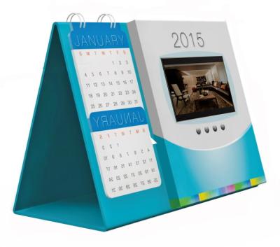 China Folleto video popular del Lcd de 7 pulgadas para saludar/la tarjeta del calendario, batería recargable en venta