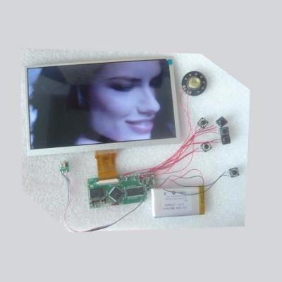 Chine HD module visuel d'écran de couleur de TFT LCD de 7 pouces pour la carte de voeux à vendre