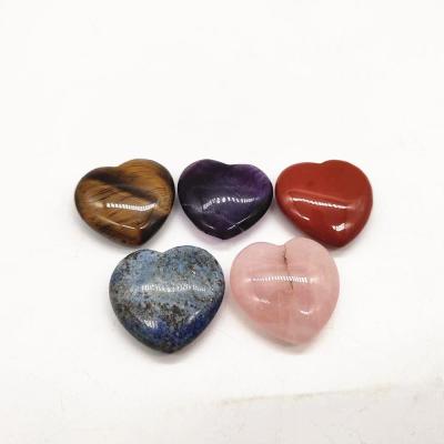 China China Wholesale Price Various Gemstones Carved Crystal Heart for sale